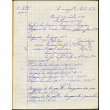 Cahier journalier