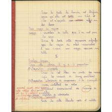 Cahier journalier