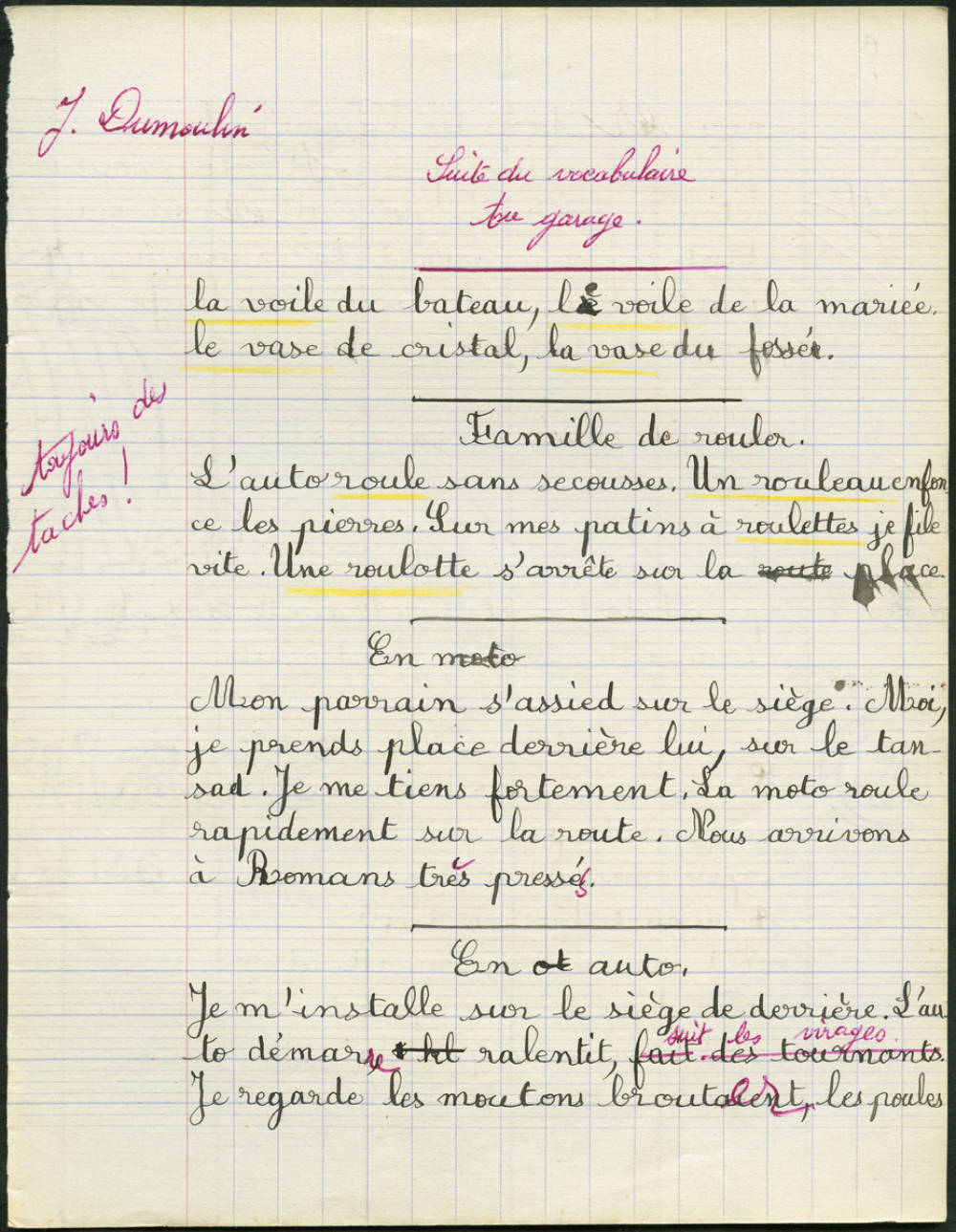 Vocabulaire
