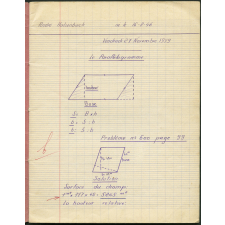 Cahier du jour
