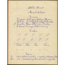 Cahier journalier - Année scolaire 1927-1928