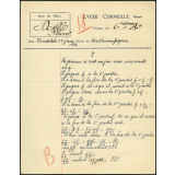 Devoir de mathématiques - Lycée Corneille, Rouen, classe de 6ième A2