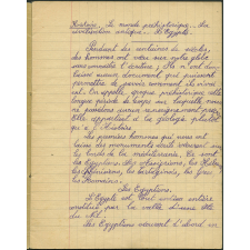 Cahier d'Histoire