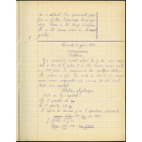 Cahier journalier