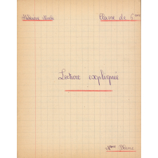 Cahier de