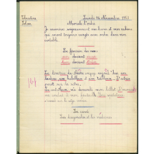 Cahier du jour