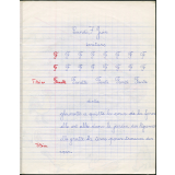 Cahier journalier
