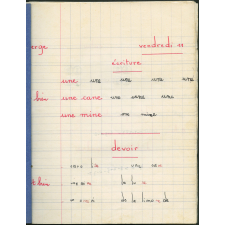 Cahier journalier