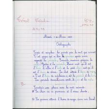Cahier journalier