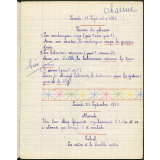 Cahier du jour