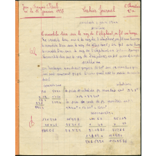 Cahier du jour / Cahier journal