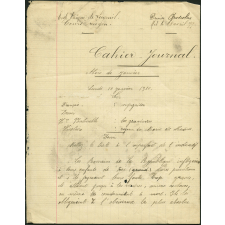Cahier journal