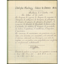 Cahier de Devoirs