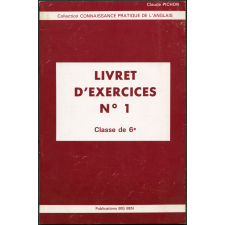 Livret d'exercices n° 1 : classe de 6e
