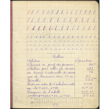 Cahier journalier