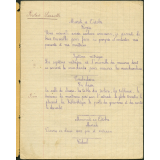 Cahier de roulement