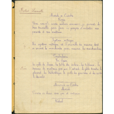 Cahier de roulement