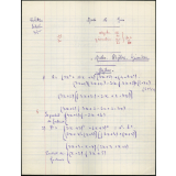 BEPC 1958. Collège de Damville. Mathématiques