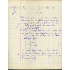 Certificat d'études 1957. Canton de Damville. Devoir de sciences / garçons