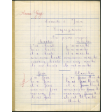Cahier journalier