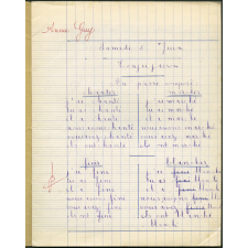 Cahier journalier