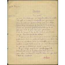 Cahier de ''Récitation