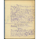Cahier journalier
