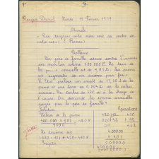 Cahier de devoirs journaliers