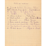Cahier de récitation