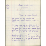 BEPC 1958. Collège de Damville. Sciences naturelles / filles