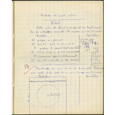 Cahier journalier