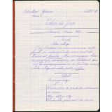 Cahier du jour