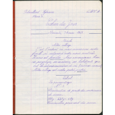 Cahier du jour