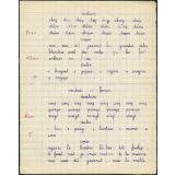 Cahier d'écriture