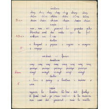 Cahier d'écriture