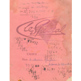 Cahier de brouillon