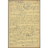 Palmarès de l'année scolaire 1961-1962 - Distribution des Prix et brouillon de discours aux élèves - 1er juillet 1962