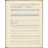 Cahier de musique