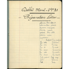 Préparation latine - 6ième A2