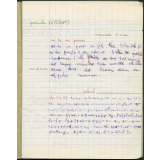 Cahier journalier