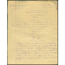 Cahier journalier