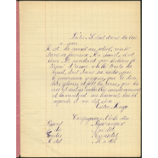 Cahier journalier - Année scolaire 1928-1929