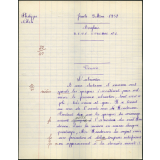BEPC 1957. Collège de Damville. Devoir d'anglais