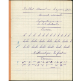 Cahier journalier - Année scolaire 1931-1932