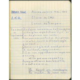 Cahier de Français