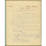 Cahier du jour