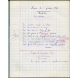 Cahier journalier