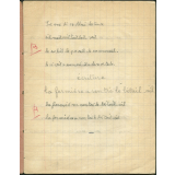 Cahier journalier
