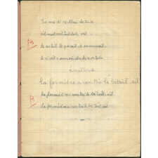Cahier journalier