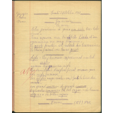 Cahier journalier
